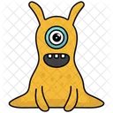 Monster Mini Character Cartoon Icon
