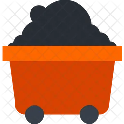 Mini Charcoal Cart  Icon