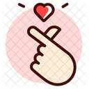 Mano Piccolo Cuore Mini Cuore Icon