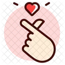 Hand Small Heart Mini Heart Icon