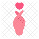 Mini Heart Hand Love Icon