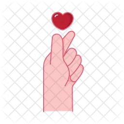 Mini heart symbol  Icon