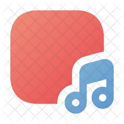 Mini music square  Icon