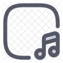 Mini music square  Icon