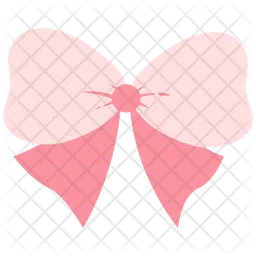 Mini pink bow presen  Icon