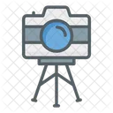 Mini Tripod Camera On Tripod Digital Camera Icon