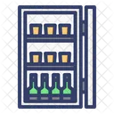 Minibar Refrigerator Drinks Icon