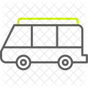 Minibus Transport Vehicle Icon