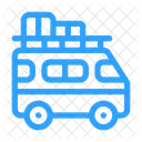 Minivan Vehicule Transport Icon