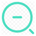 Minimalistic Magnifer Zoom Out Zoom Magnifying Glass Icon