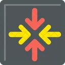Minimize Arrow Resize Icon