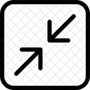 Minimize Interface Web Icon