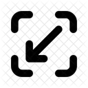 Arrow Resize Direction Icon