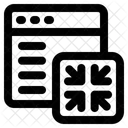 최소화 페이지 크기 아이콘