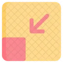 Minimize Resize Squares Icon
