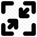 Minimize Arrow Resize Icon