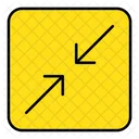 Minimize Merge Arrow Arrow Icon