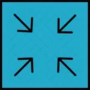 Minimize Arrows Centered Icon
