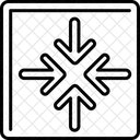Minimize Arrow Resize Icon