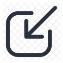 Minimize Arrow Resize Icon