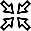 Minimize Arrow Resize Icône