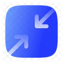 Minimize Square Ui Icons Arrow Icons Icon