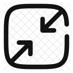 Minimize Square  Icon