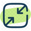 Minimize Square  Icon