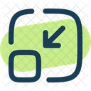 Minimize Square  Icon