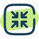 Minimize Square  Icon