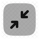 Minimize Square Minimalistic Icon