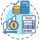 Minimizing taxes  Icon