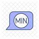 Mini Min Minimum Icono