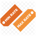 Min Max Rate Icon