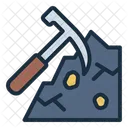 Mining Pickaxe Industry Icon