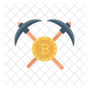 Mining Bitcoin Axe Icon