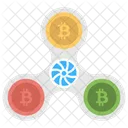 Mining Currency Virtual Icon