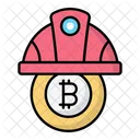 Mining Cryptocurrency Bitcoin Icon