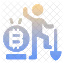 Mining Bitcoin Icon