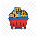 Fintech Mining Currency Icon