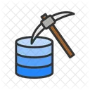 Mining Cryptocurrency Bitcoin Icon