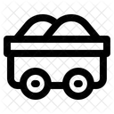 Mining Cart Industrial Icon