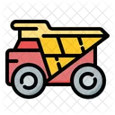 Mining Truck Trash Car Recycle Truck Icon