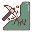 Mining Work Rock Hammer Symbol