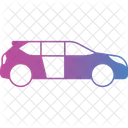 Minivan Symbol Familien Van Personenwagen Symbol