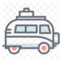 Minivan Kombi Taxi Symbol