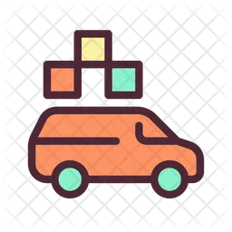 Minivan taxi  Icon