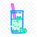 Mint Smoothie Drink Icon