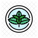 Mint Cosmetic Plant Icon