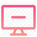 Computer Desktop Remove Desktop Device Subtract Display Minus Computer Icon